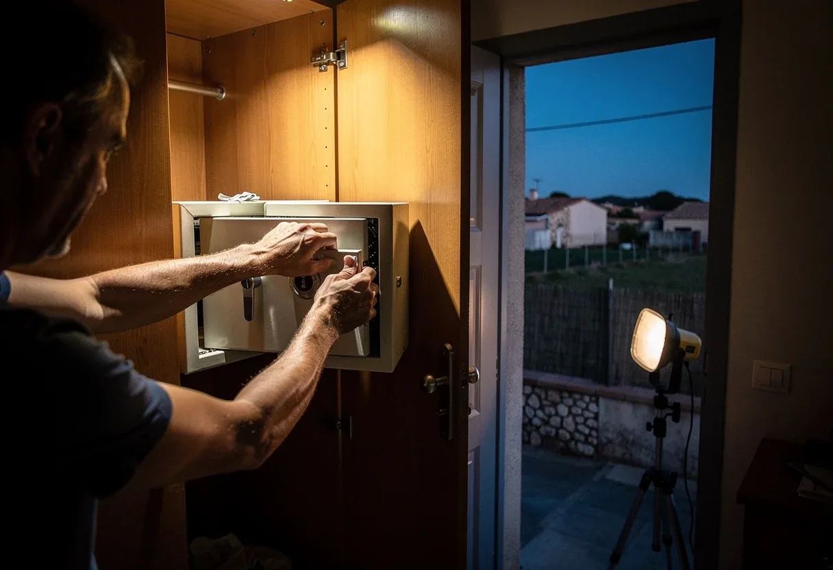 Installation d'un coffre-fort à Claira